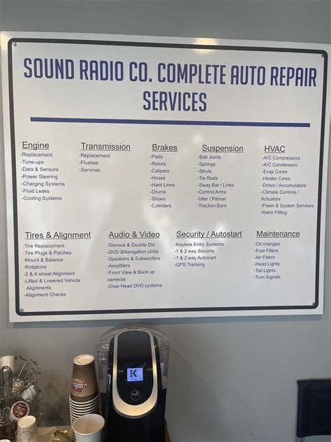 Sound Radio Company Complete Auto Repair, 501 30th St NE, 